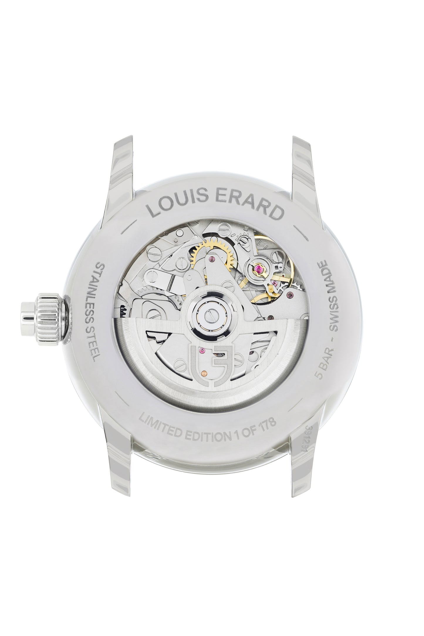 Le Chronographe Monopoussoir Louis Erard x Massena LAB - Gold