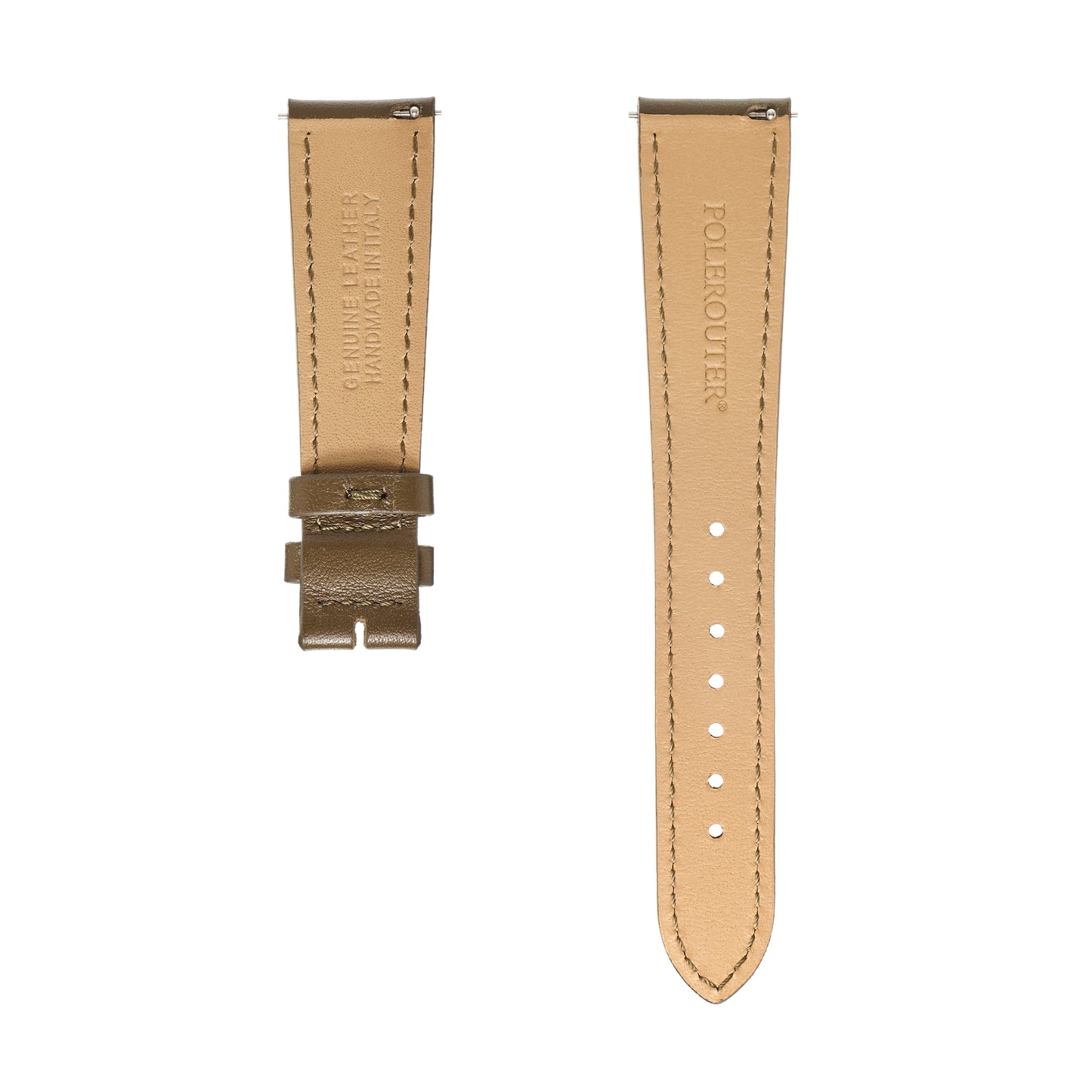 Polerouter® Watch Straps, Caribou Calfskin