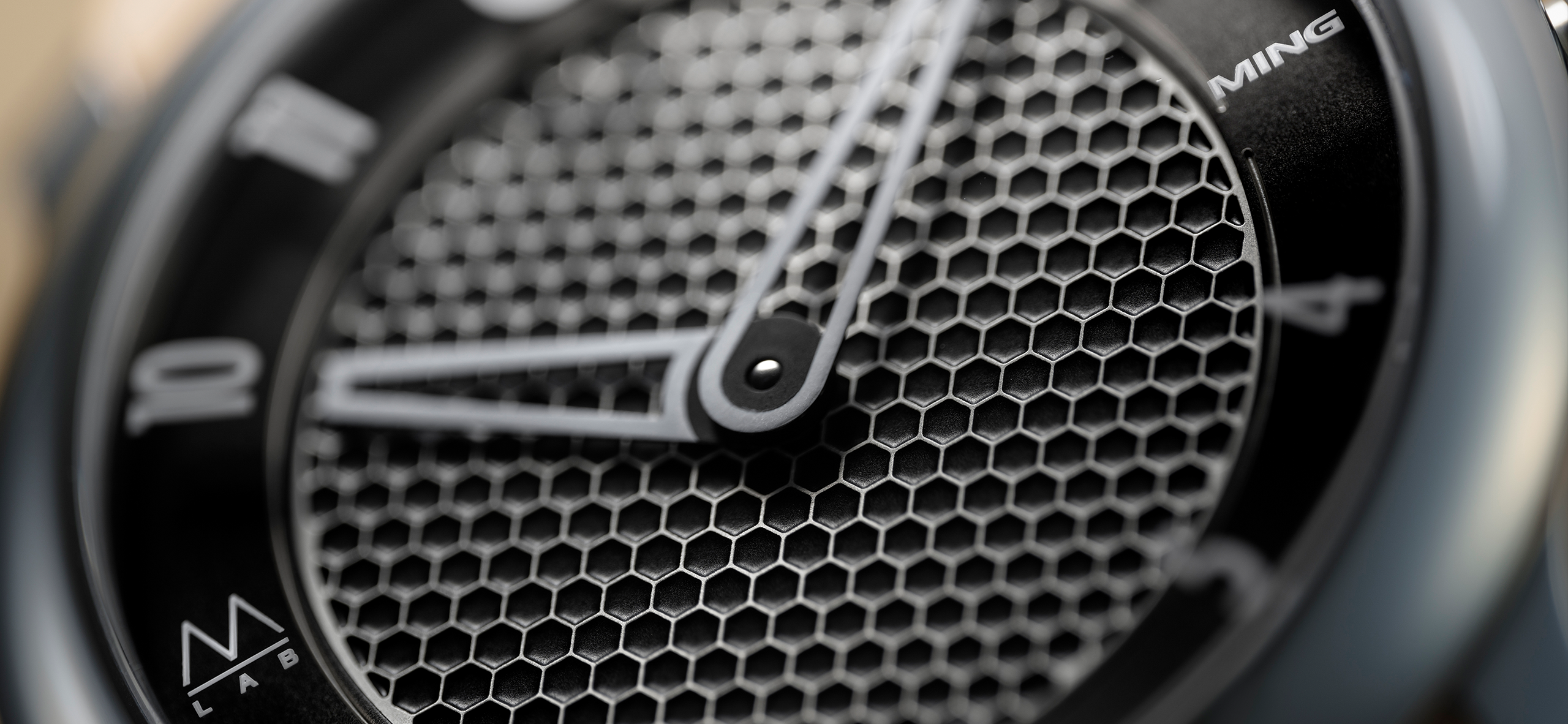 17.09 MING x Massena LAB Black Dial Honeycomb Limited Edition Watch