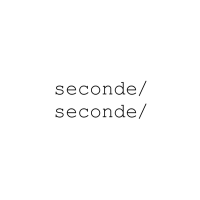 seconde/seconde/