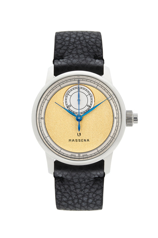 Le Chronographe Monopoussoir Louis Erard x Massena LAB - Gold