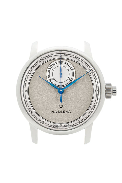 Le Chronographe Monopoussoir Louis Erard x Massena LAB - Rhodium