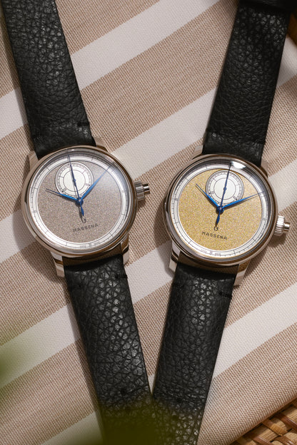 Le Chronographe Monopoussoir Louis Erard x Massena LAB - Gold