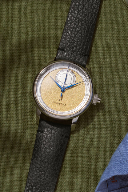 Le Chronographe Monopoussoir Louis Erard x Massena LAB - Gold