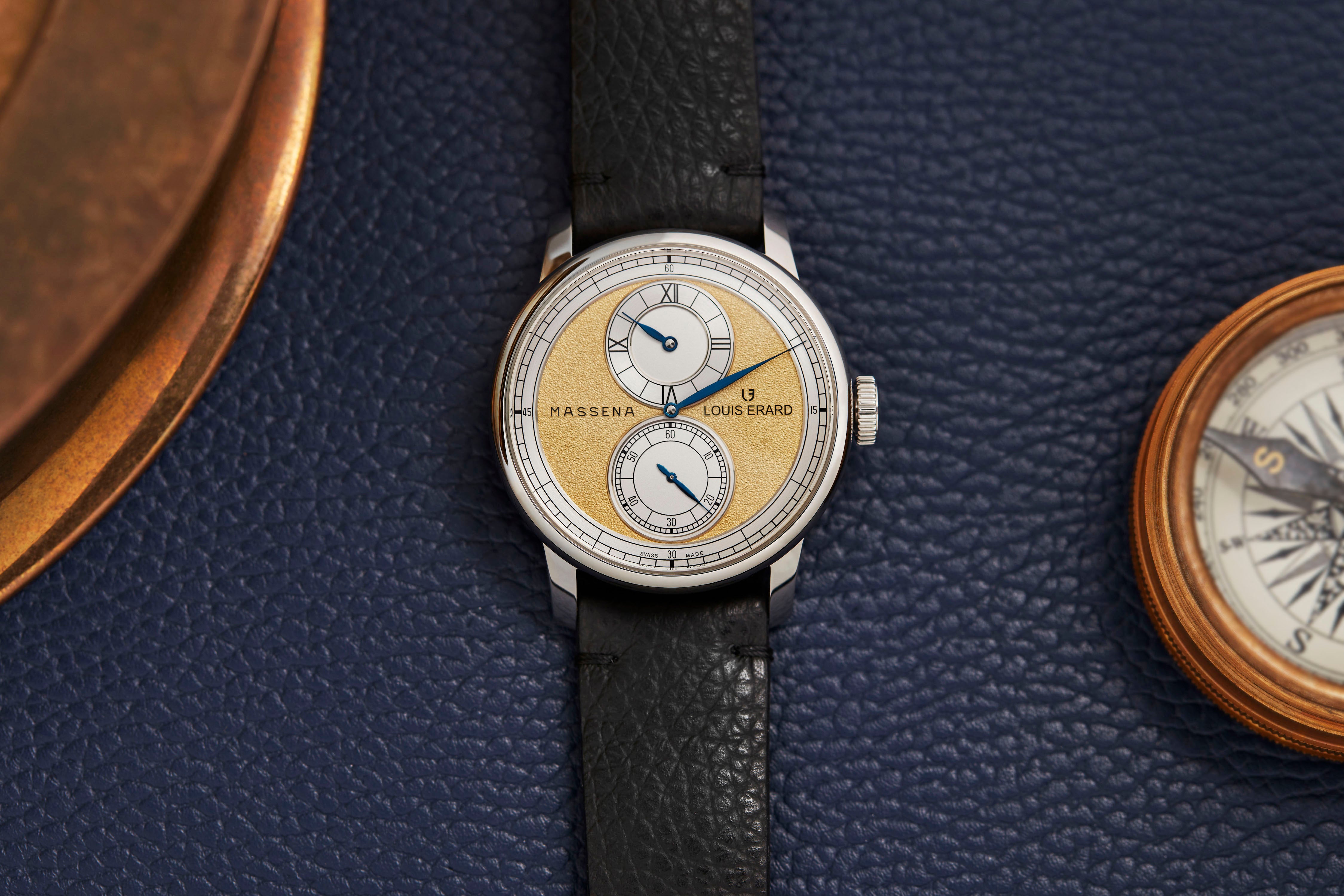 Le Régulateur Louis Erard x Massena LAB - Gold