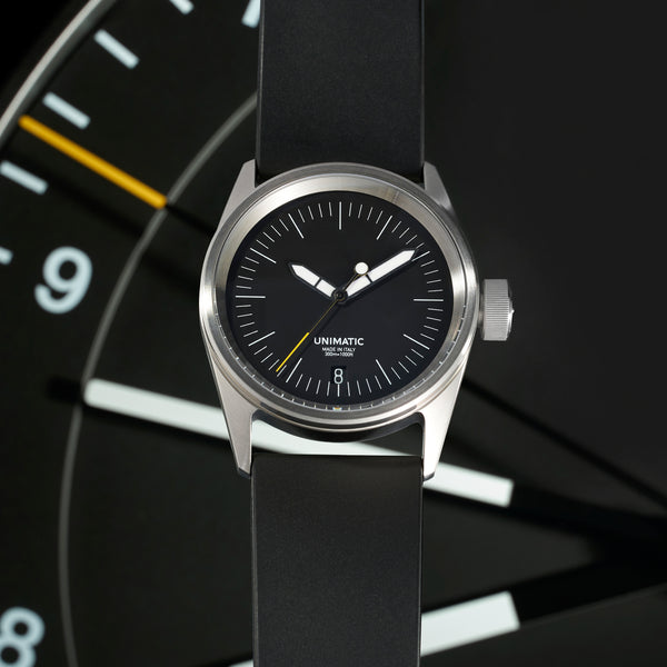 Massena LAB teams up with Unimatic to debut their latest watch, the Modello Cinque