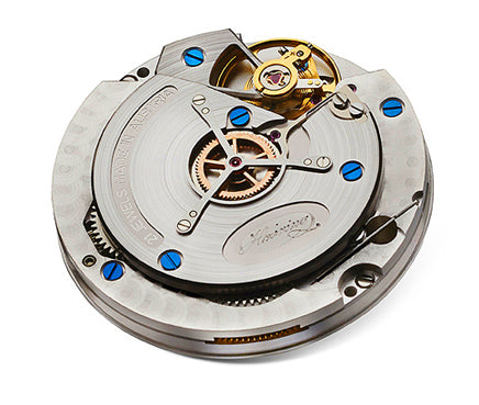 The Massena LAB x Habring² ERWIN LAB02 is a three-hand timepiece with a contrast silver and rose gold sector dial. The stainless steel case is polished with a step bezel that frames a sector dial that recalls the legendary sector dials from the 1930s.