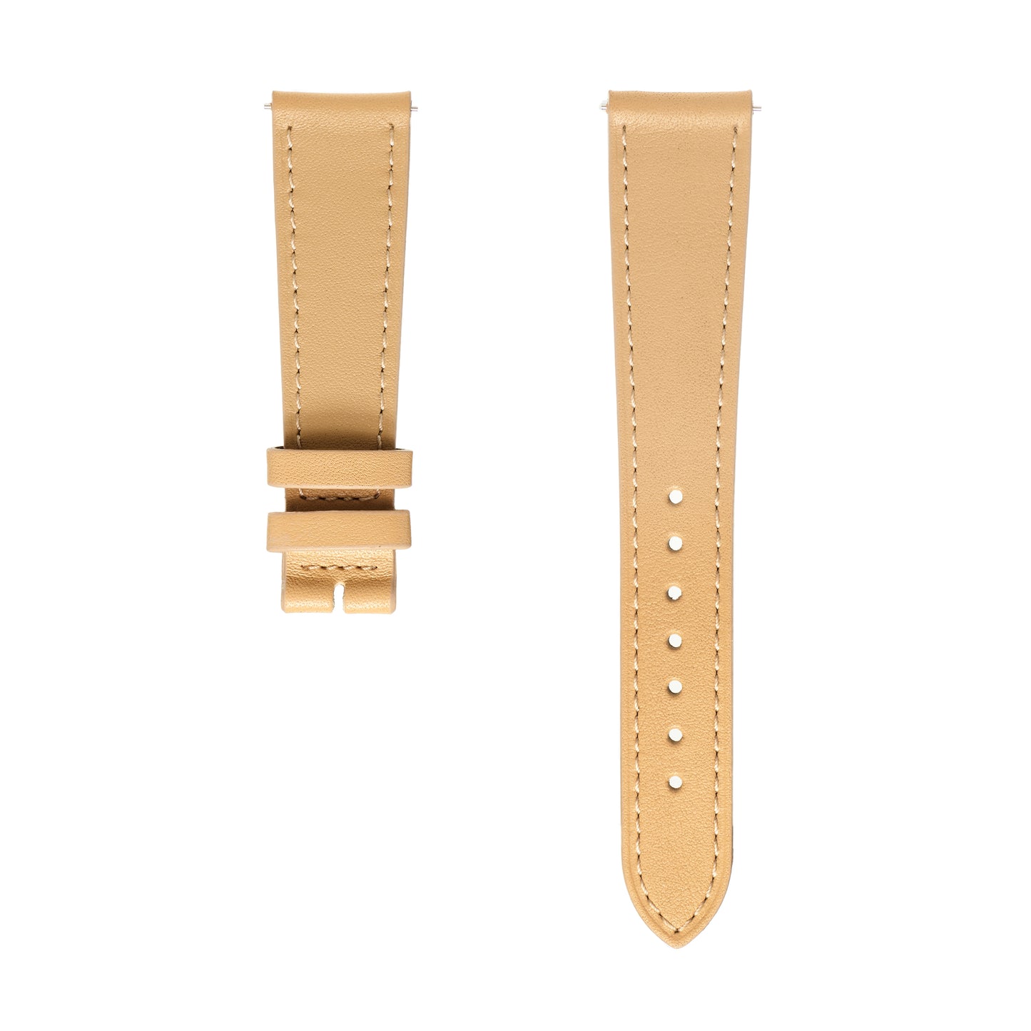 Massena LAB Watch Straps Calfskin Leather Ecru Khaki Beige