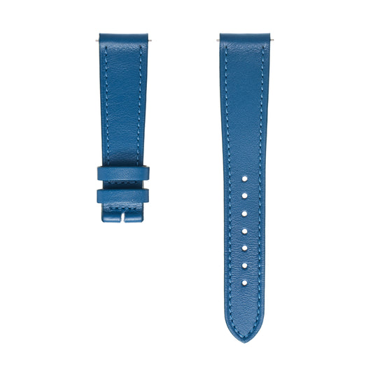 Massena LAB Watch Straps Calfskin Leather Ocean Blue