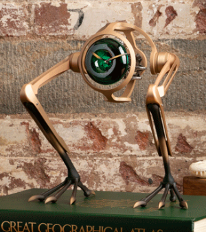 This T-Rex Table Clock Is a Miniaturized Monster for Your Desk