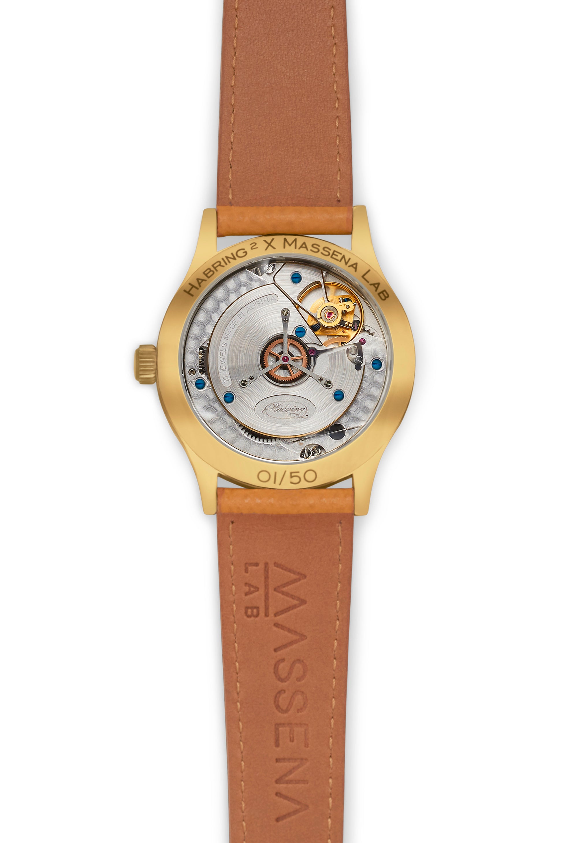 The Habring² ERWIN LAB01 is powered by the a fully in-house Habring² caliber A11MS movement