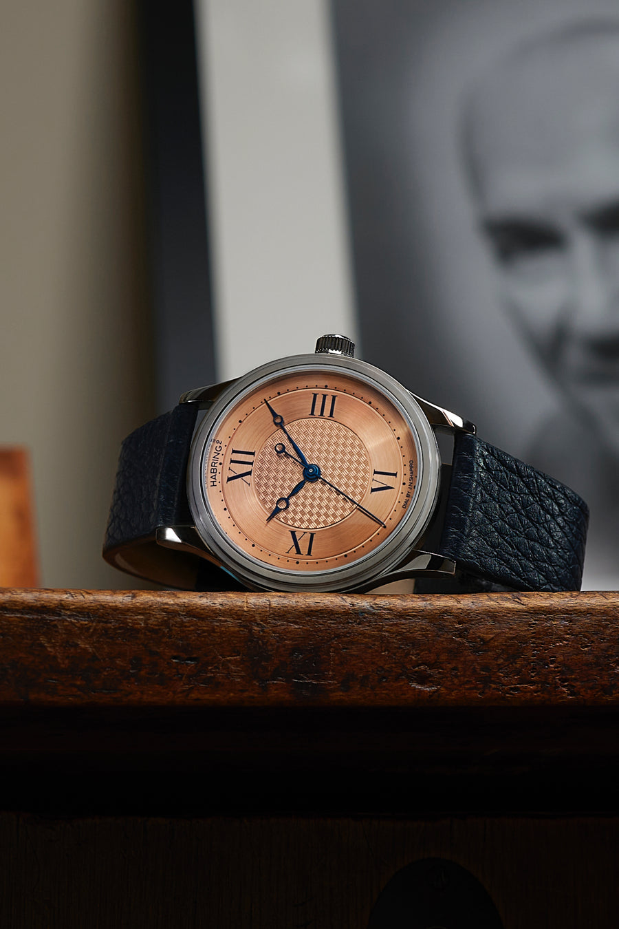 The Massena LAB x Habring² ERWIN LAB03 features a bronze guilloché dial by J.N. Shapiro.