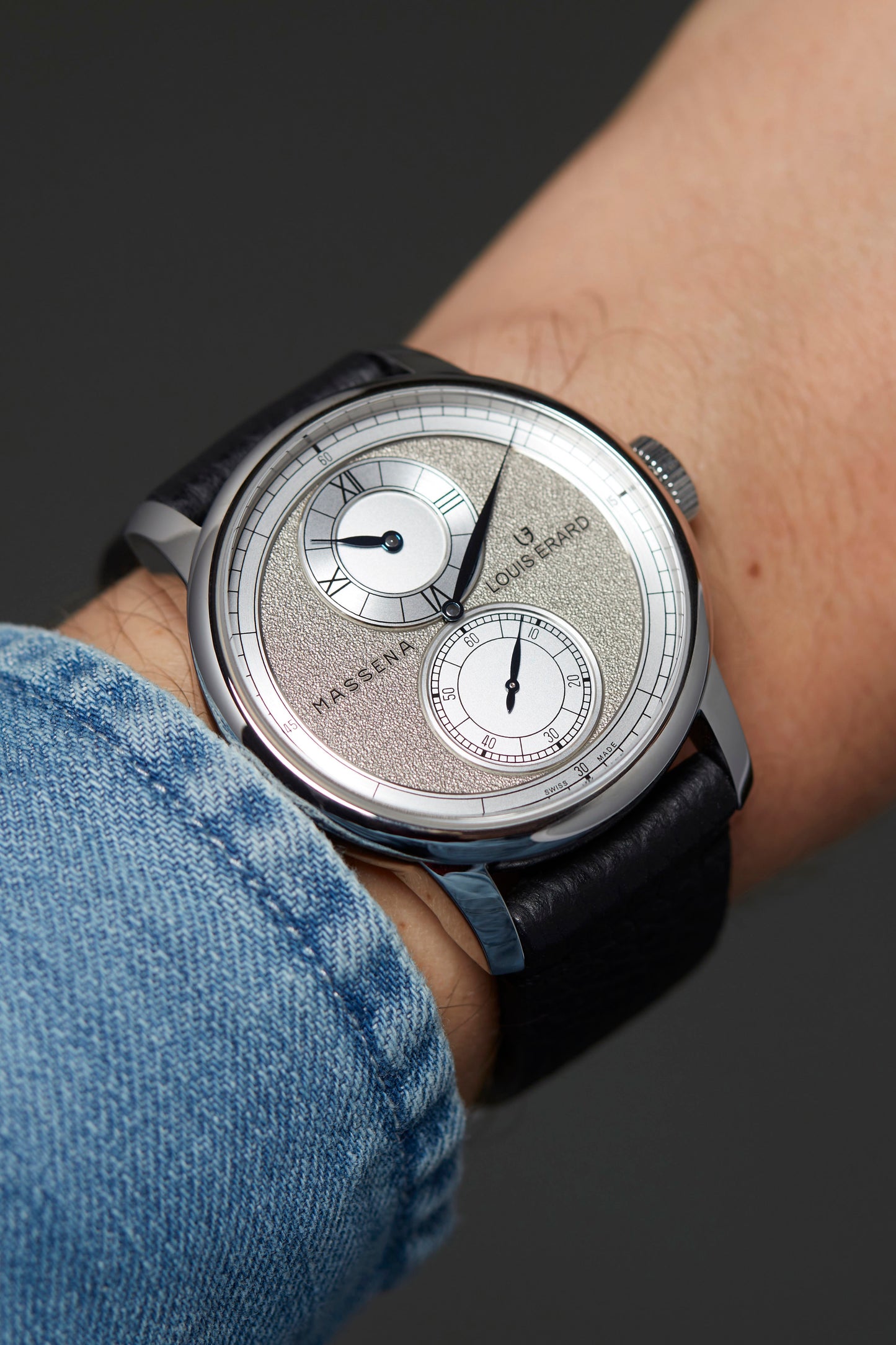 Le Régulateur Louis Erard x Massena LAB - Rhodium