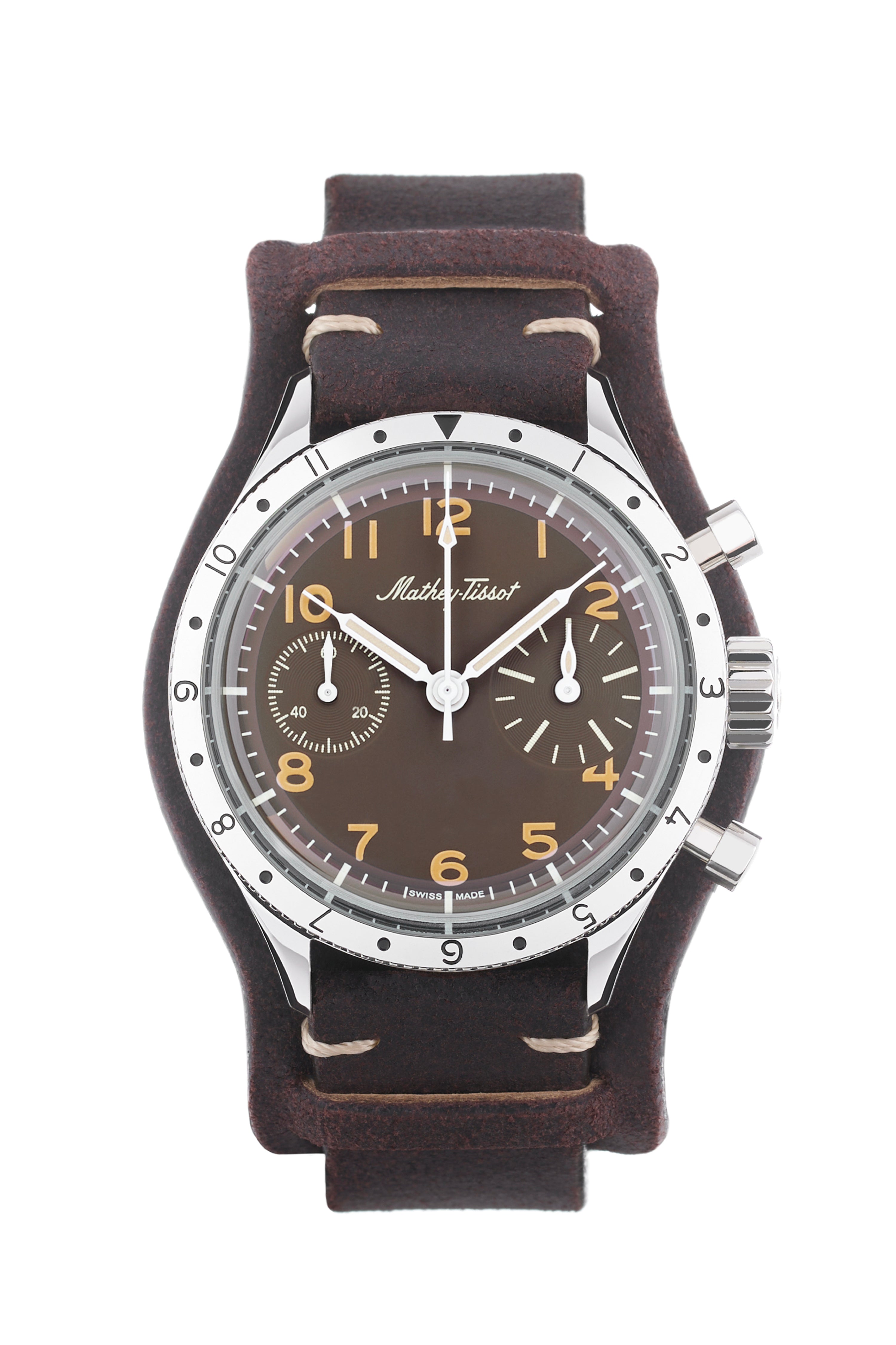 Miei T　0107 ♡ Mathey-Tissot Mathey II Quartz Crystal Mother of Pearl Dial Men's