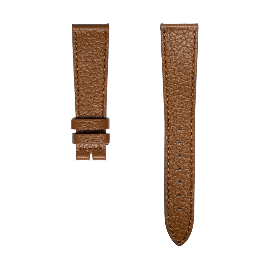 Massena LAB Deerskin Leather Watch Straps in Cognac